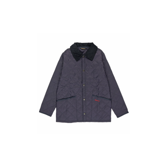 Barbour Liddesdale Boys Quilted Jacket - Navy 