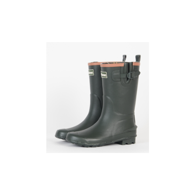 Barbour Simonside Childrens Wellington - Olive 