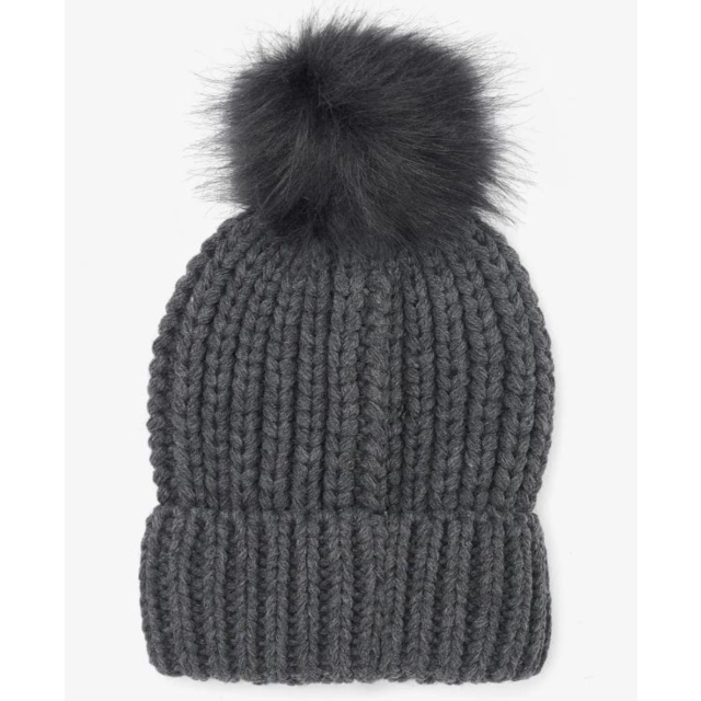 Barbour Saltburn Beanie - Charcoal 