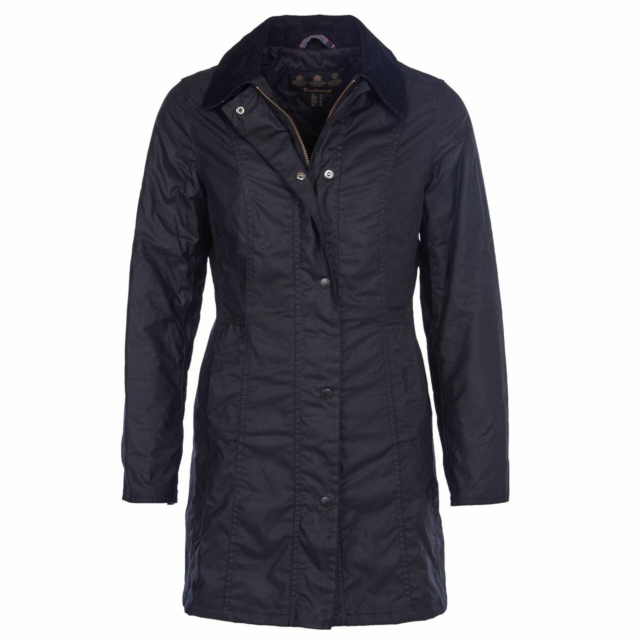 Barbour Belsay Wax Jacket Black