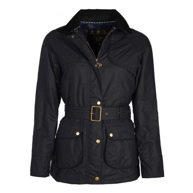  Barbour Ambleside Wax Jacket Navy