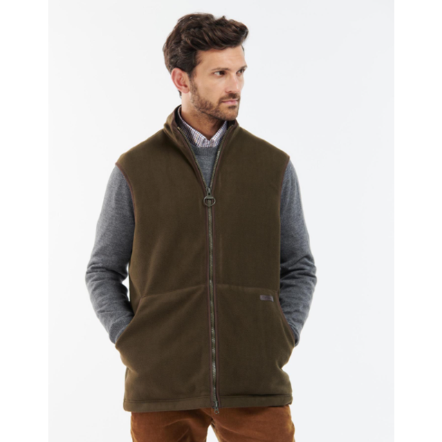 Barbour Oakmoor Fleece Gilet - Olive