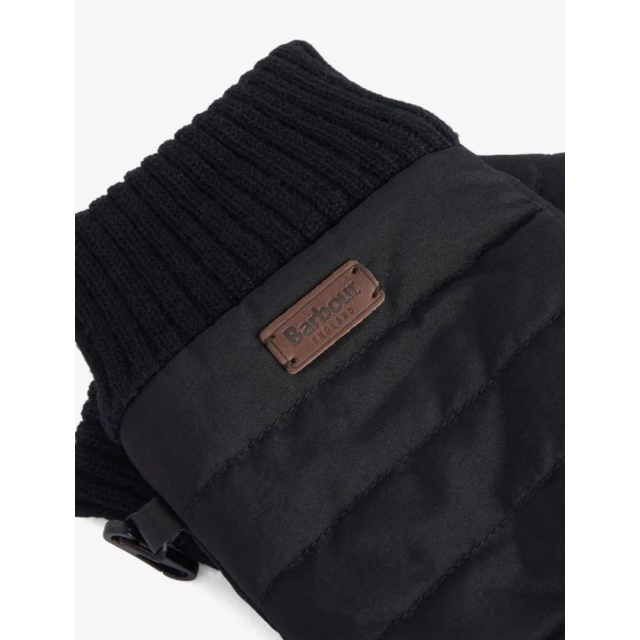 Barbour Banff Quilted Gloves - Black