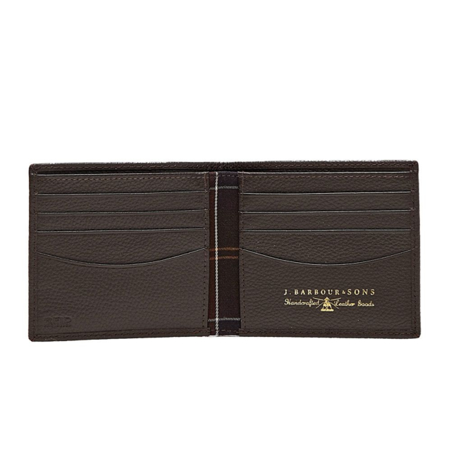Amble Leather Billford Wallet Dark Brown