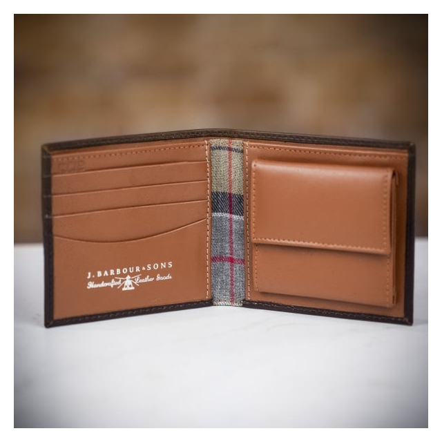 Barbour Elvington Billfold Coin Wallet