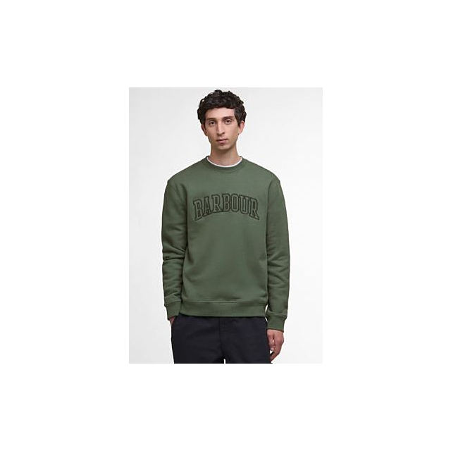 Barbour Cragwell Relaxed Crew Sweater - Thyme 
