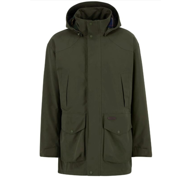 Barbour Farlam Waterproof Jacket - Olive 