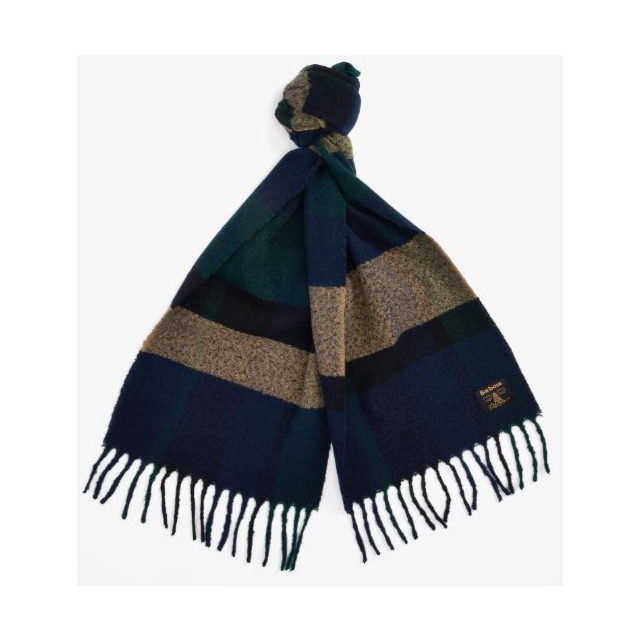 Barbour Westerdle Scarf - Green Loch 