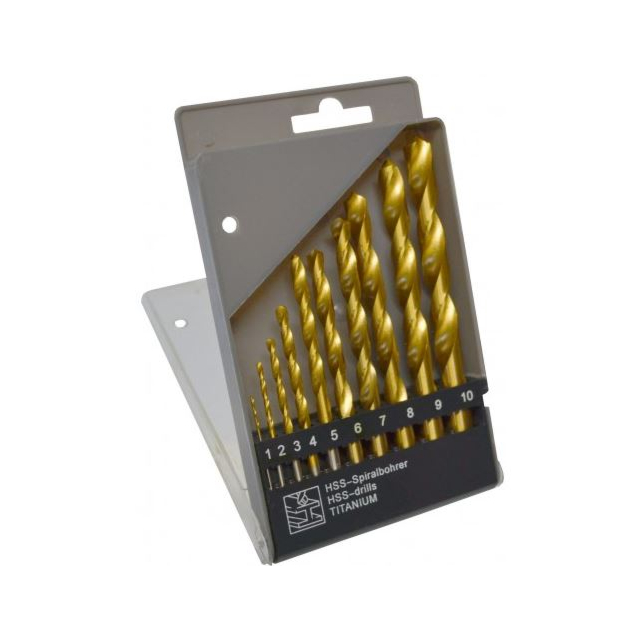 J Newsome -10Piece Titanium Drill Set