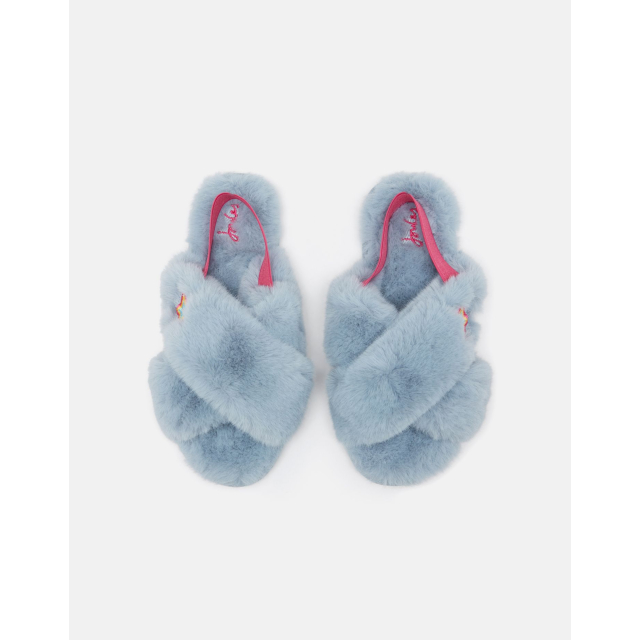 Joules Kora Soft Blue Slippers 