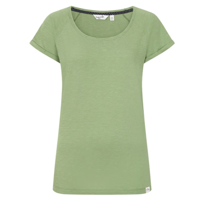 Lazy Jacks Roll Sleeve Top Grass