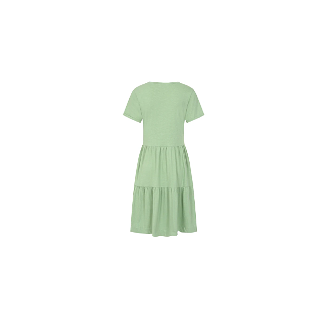 Lazy Jacks Short Tiered Dress Grass