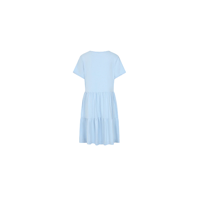 Lazy Jacks Short Tiered Dress Sky