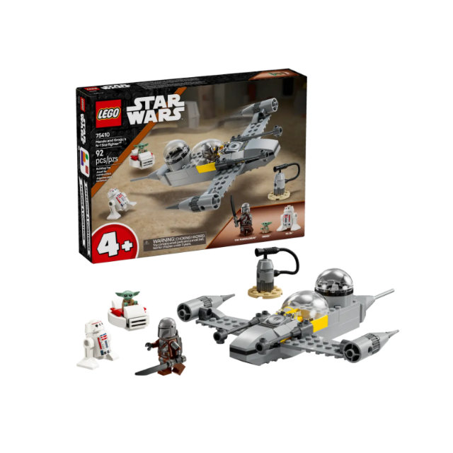 LEGO Star Wars Mando + Grogu's N-1 Starfighter