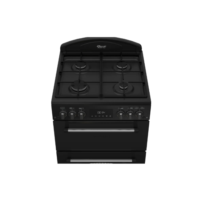 Leisure CLB60GCK 60cm Double Oven Gas Range Cooker - Black