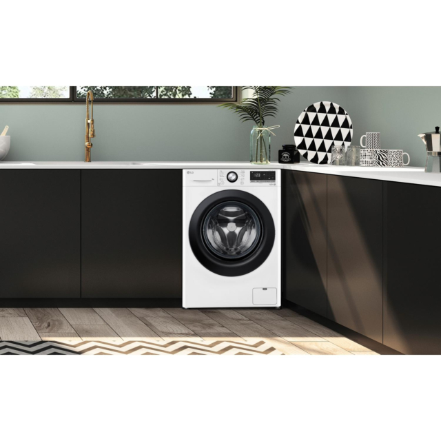 LG F4Y510WBLN 10kg 1400 Spin Washing Machine - White