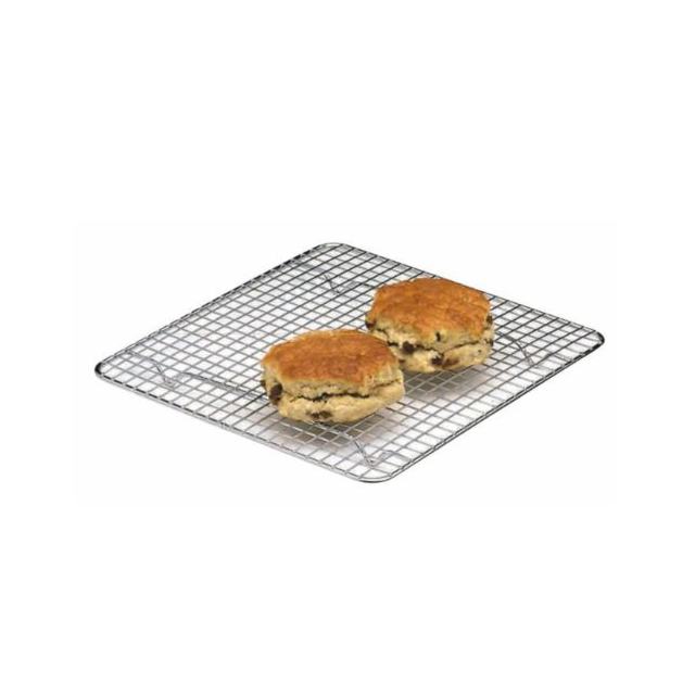 KitchenCraft Chrome Plated Square Cake Cooling Tray