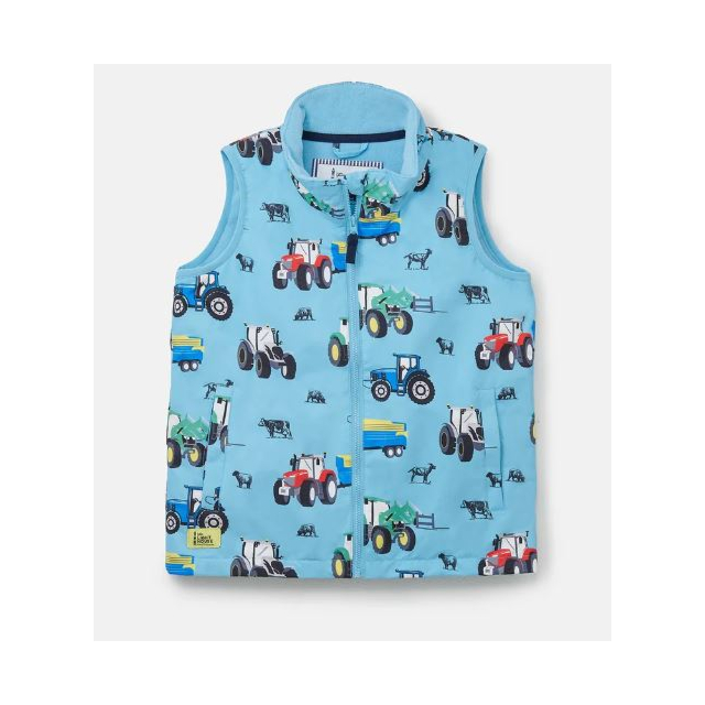 Lighthouse Alex Gilet - Blue Tractor Print