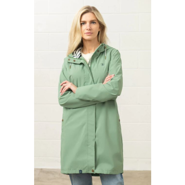 Lighthouse Beachcomber Il Long Coat - Soft Sage