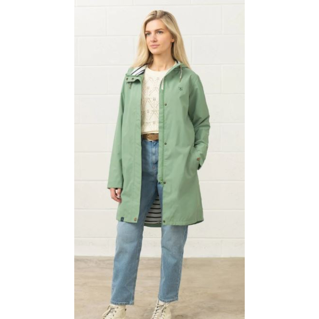 Lighthouse Beachcomber Il Long Coat - Soft Sage