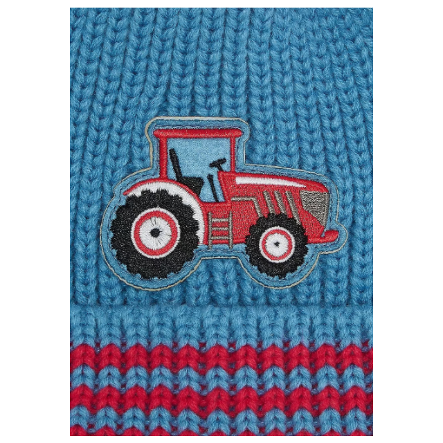 Lighthouse Bobbie Hat Red Tractor 