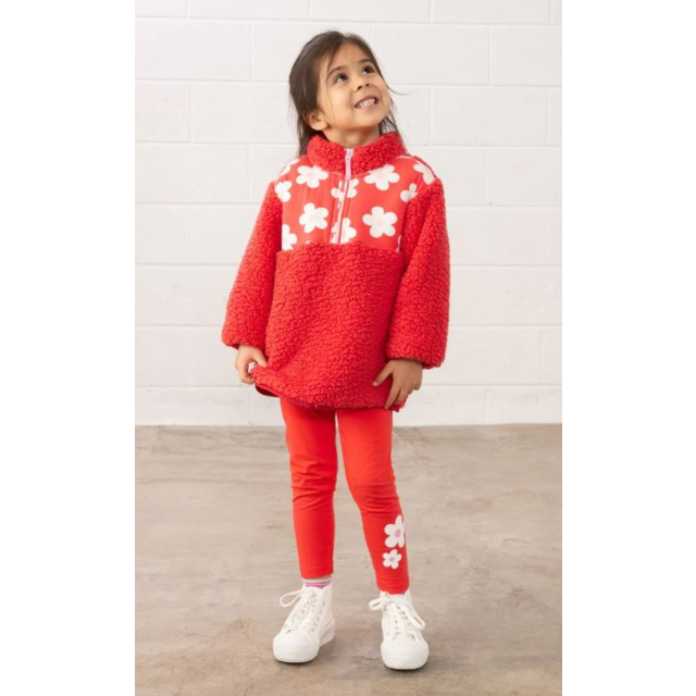 Lighthouse Cassie Fleece - Coral 