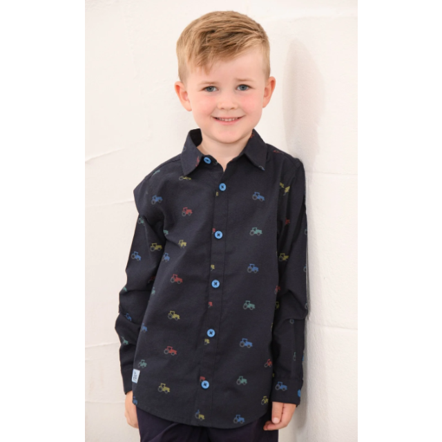 Lighthouse Charlie Shirt Navy & Tractors 