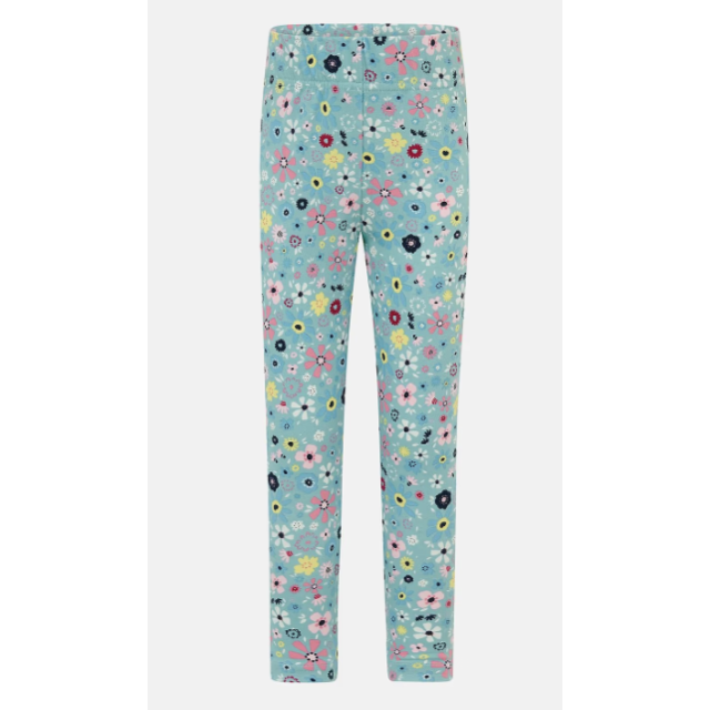Lighthouse Mollie Leggings Pastel Teal Floral 