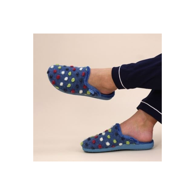 Lunar Montreal Slippers - Mid Blue 