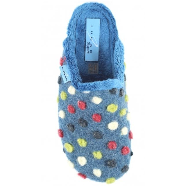 Lunar Montreal Slippers - Mid Blue 