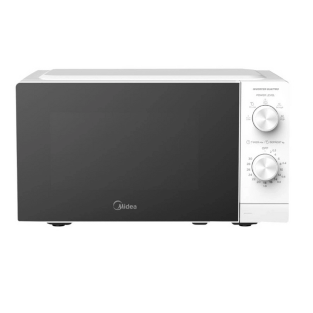 Midea MMOP01MZ-WH 20L Manual 700W Solo Microwave - White
