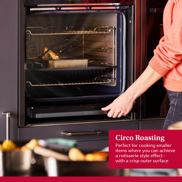 Neff B3ACE4AN3B 59.4cm Built In Electric Single Oven - Stainless Steel