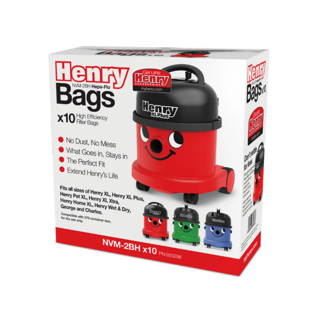 Numatic 920298 Henry XL HepaFlo Bags - White