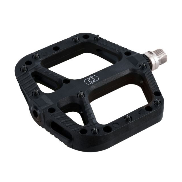 Oxford Loam 20 Nylon Flat Pedals Black