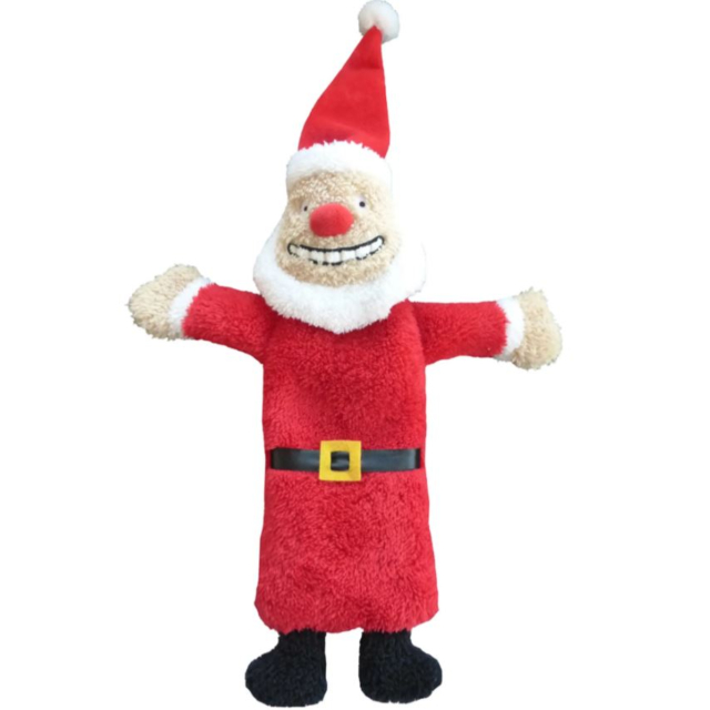 Animate Father Christmas Dog Toy