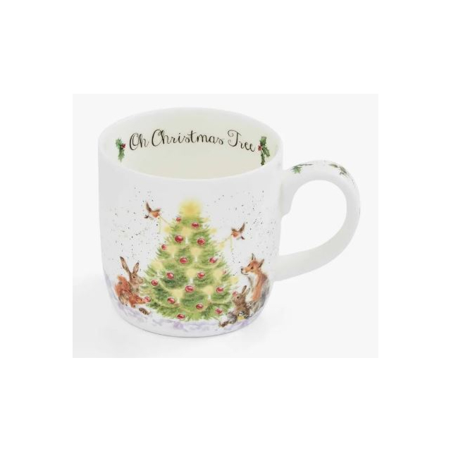 Wrendale Christmas Mug 'Oh Christmas Tree'