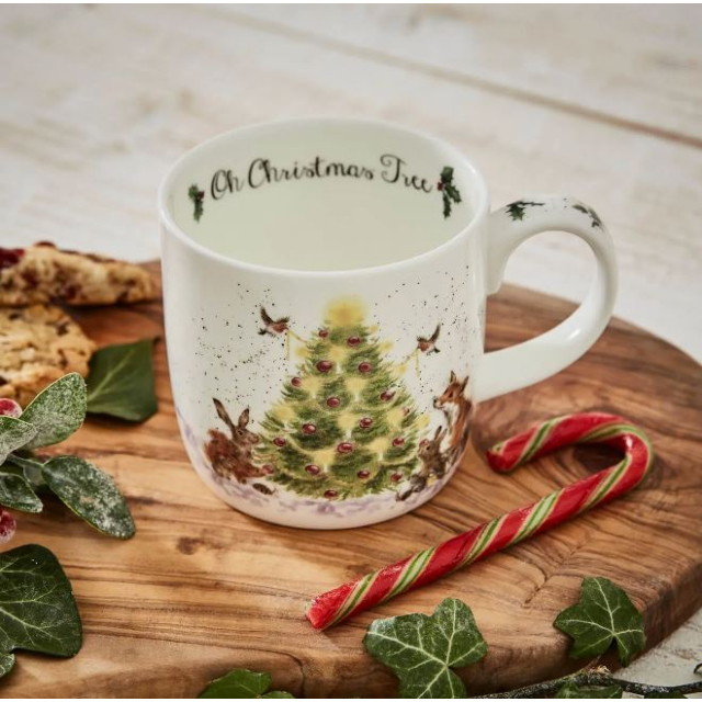Wrendale Christmas Mug 'Oh Christmas Tree'
