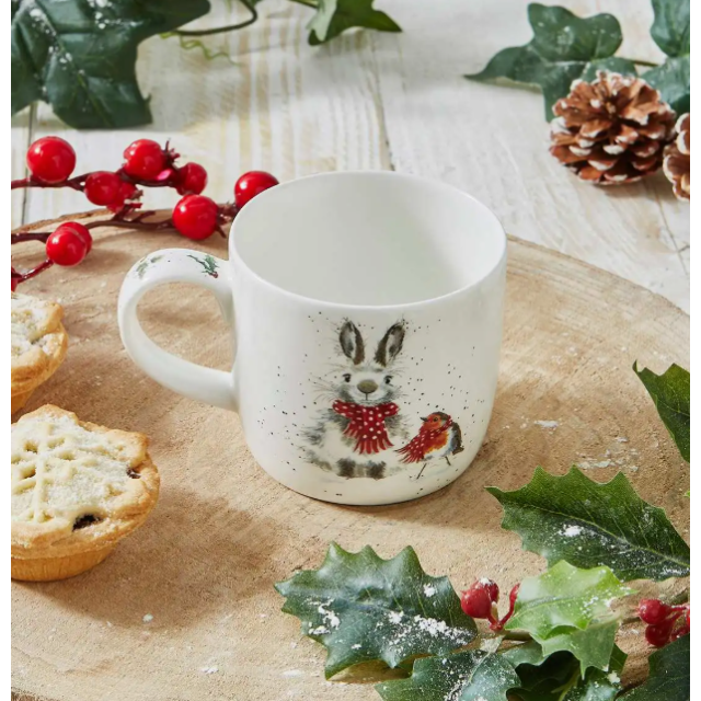 Wrendale Christmas Mug - Snow Angel 