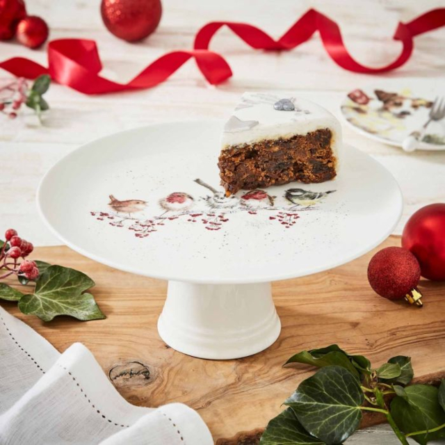 Wrendale 'One Snowy Day' Cake Stand 