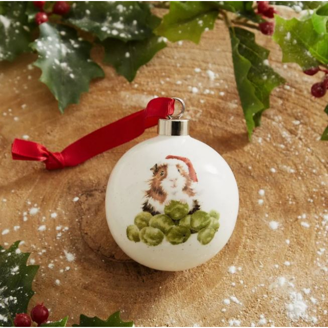 Wrendale Designs Sprouts Christmas Bauble