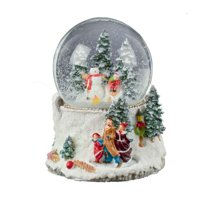 Premier Decorations - Musical Forest Snow Globe
