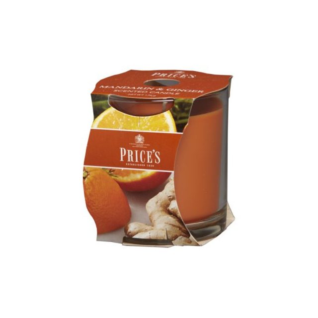 Price's Candle Jar Mandarin & Ginger 