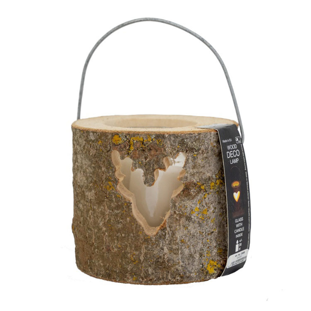 Lantern With Glass- Candle Filling 