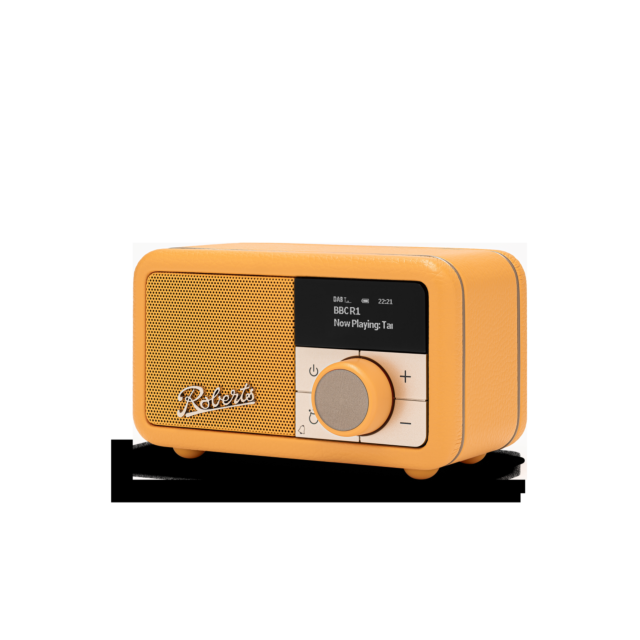 Roberts Radio REV-PETITE2SY DAB+/DAB/FM RDS Radio - Sunburst Yellow