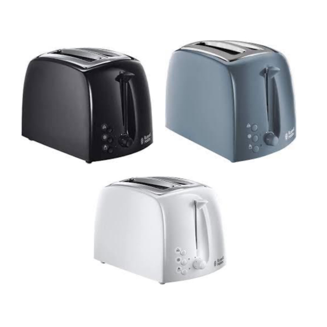 Russell Hobbs 21640 Textures 2 Slice Toaster - White