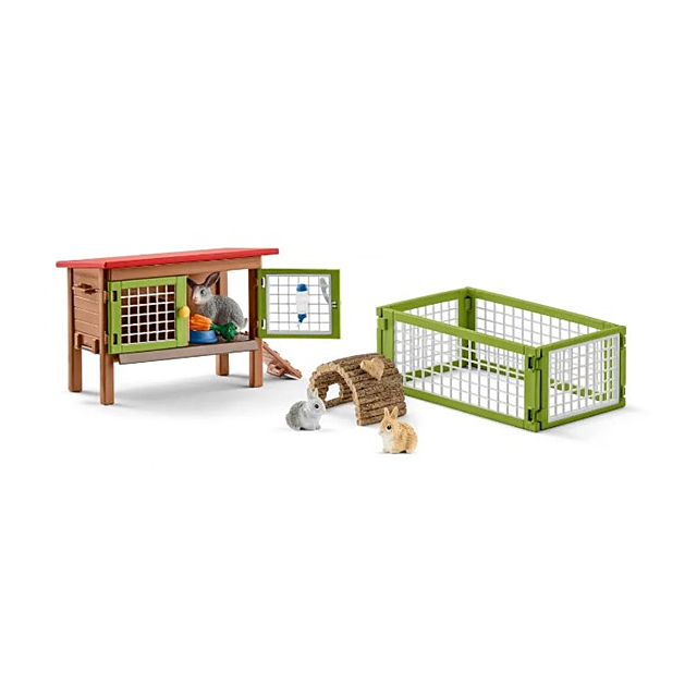 Schleich Rabbit Hutch 42420
