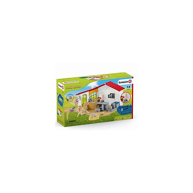 Schleich Veterinarian Practice With Pets 42502