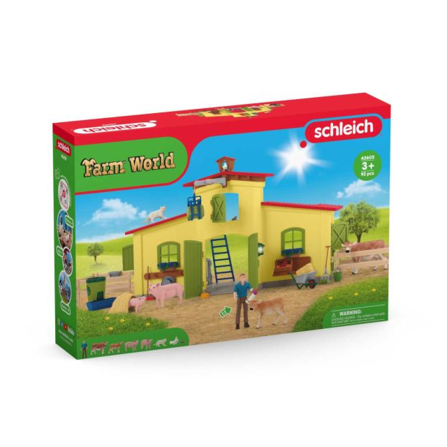 Schleich Large Farm with Animals & Accessories 42605
