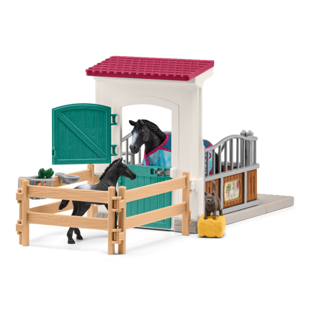 Schleich Horse Box With Mare + Foal 42611