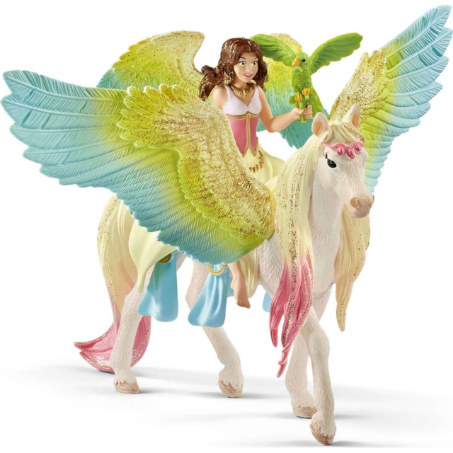 Schleich Fairy Surah with Glitter Pegasus 70566